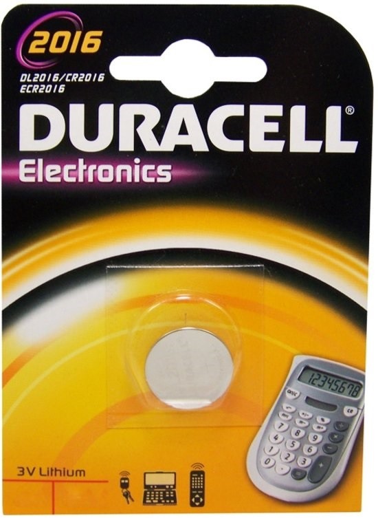 Duracell Lithium 3 volt DL 2016 blister 1
