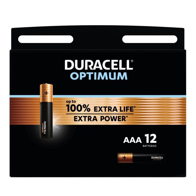 Duracell Optimum AAA 200% blister 12