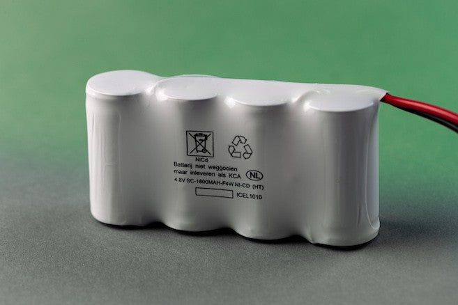Noodverlichtingaccu 4.8V-1.6Ah SBS met draden