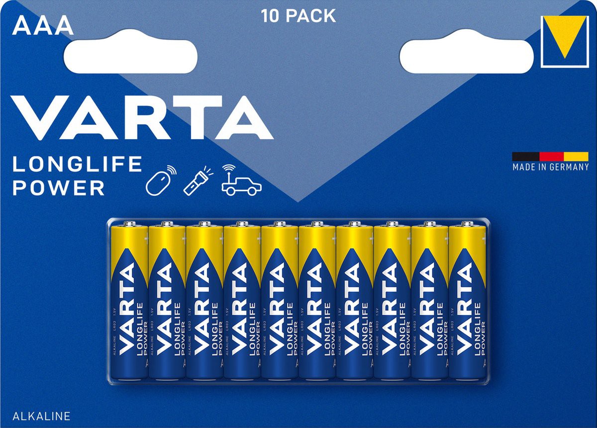 Varta AAA LR03 Longlife power 10 blister