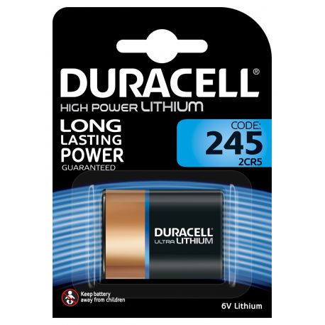 Duracell DL245 2CR5 Lithium 6 volt blister 1