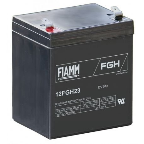 Fiamm Lead Acid AGM accu 12FGH23  12,0V-5,0Ah