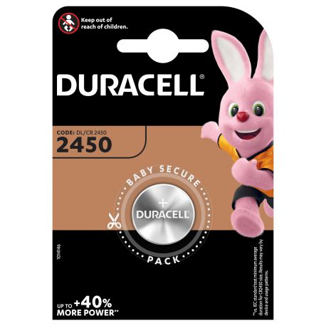 Duracell Lithium 3 volt DL 2450 blister 1