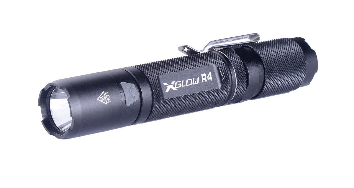 Xglow R4 CREE LED Rechargeable flashlight 1/18650 incl.