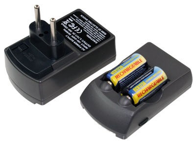 Batterijlader voor Li-Ion RCR123 3.0V inkl.2 x RCR123