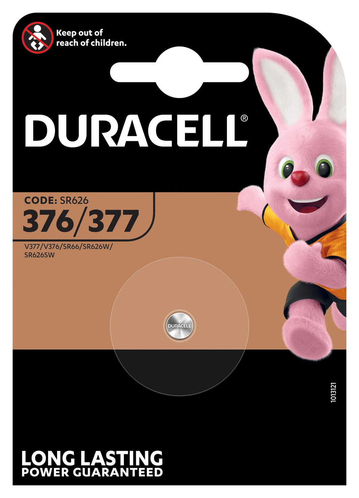 Duracell D377/376 SR626SWEP blister 1