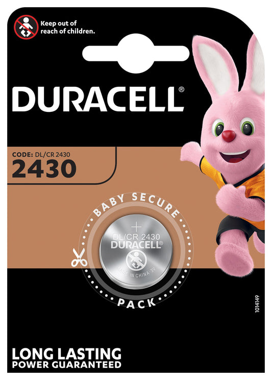 Duracell Lithium 3 volt DL 2430 blister 1