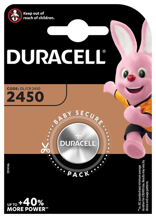 Duracell Lithium 3 volt DL 2450 blister 1