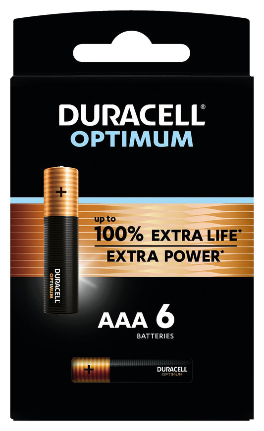 Duracell Optimum 100% AAA 6 blister