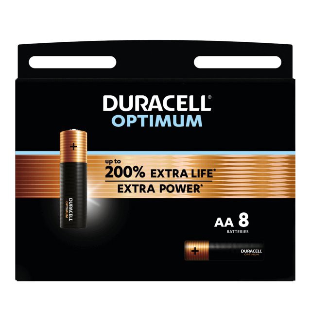 Duracell Optimum 200% AA blister 8