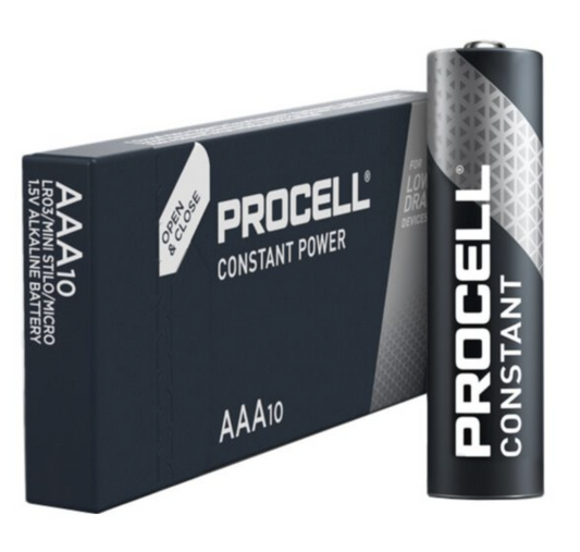 Procell PC2400 LR03/AAA made by Duracell box 10 stuks