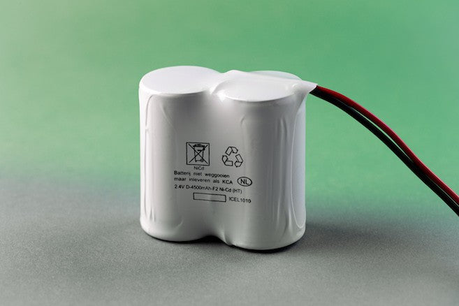 Noodverlichtingaccu 2.4V-4.0Ah SBS Famostar aansluiting