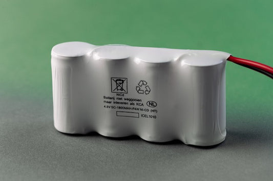 Noodverlichtingaccu 4.8V-1.6Ah SBS met draden