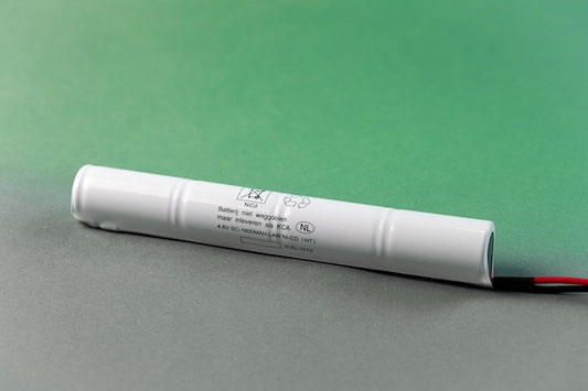 Noodverlichtingaccu 4.8V-1.6Ah Stick met draden