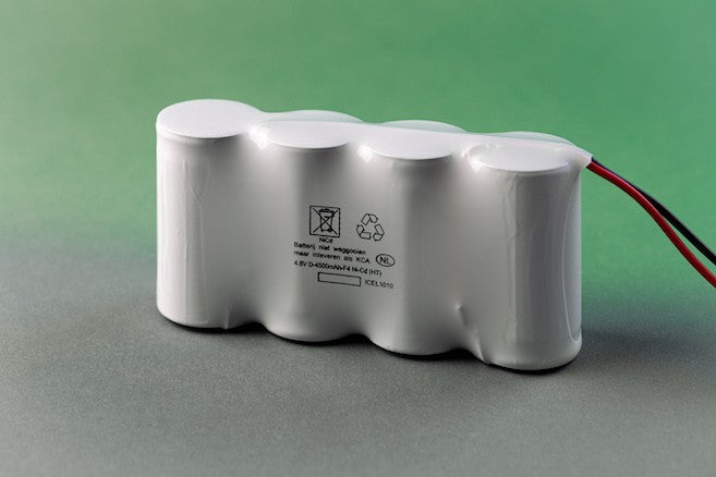 Noodverlichtingaccu 4.8V-4.0Ah SBS met draden