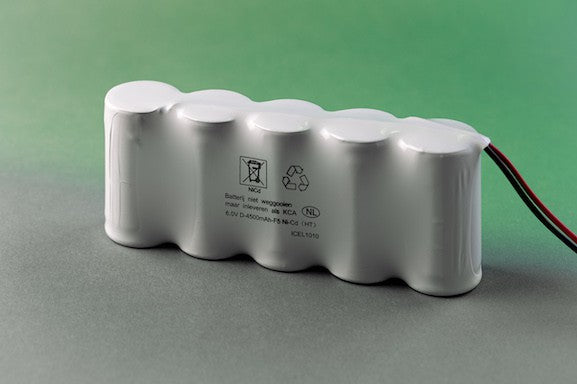 Noodverlichtingaccu 6.0V-4.5Ah SBS met draden