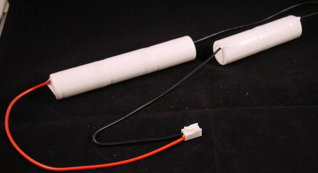 Noodverlichtingaccu 7,2V-1,5Ah 2x stick met draden