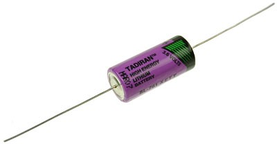 Tadiran lithium 3.6V 2/3AA SL761/P met axiale kabel