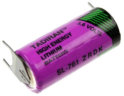 Tadiran lithium 3.6V 2/3AA SL761/PT met printaansluiting