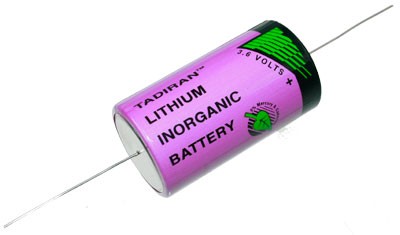 Tadiran lithium 3.6V D SL2780/P met axiale kabel