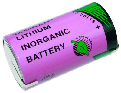 Tadiran lithium 3.6V D SL2780/T met soldeerlippen