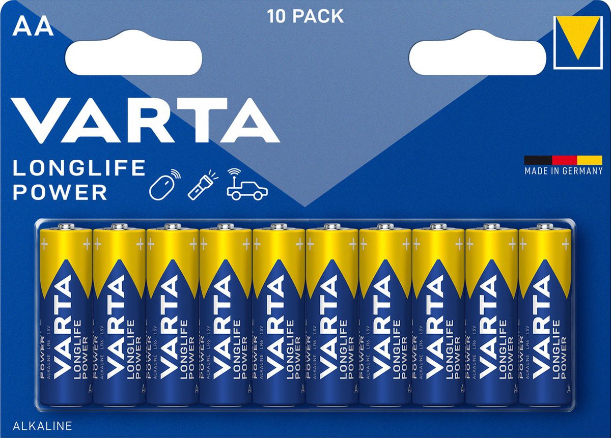 Varta AA LR06 Longlife power 10 Blister