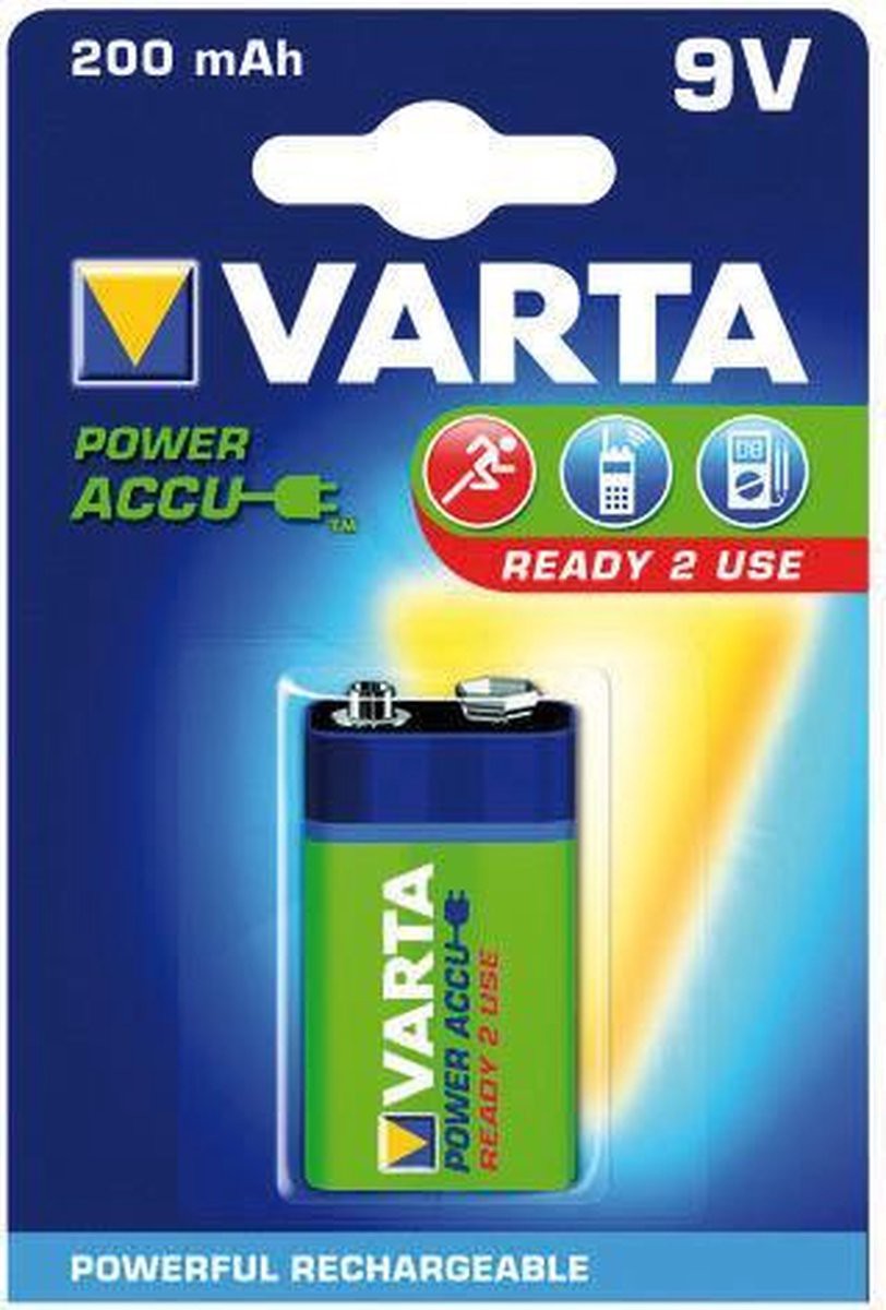 Varta oplaadbaar R2U 9V Blister 1